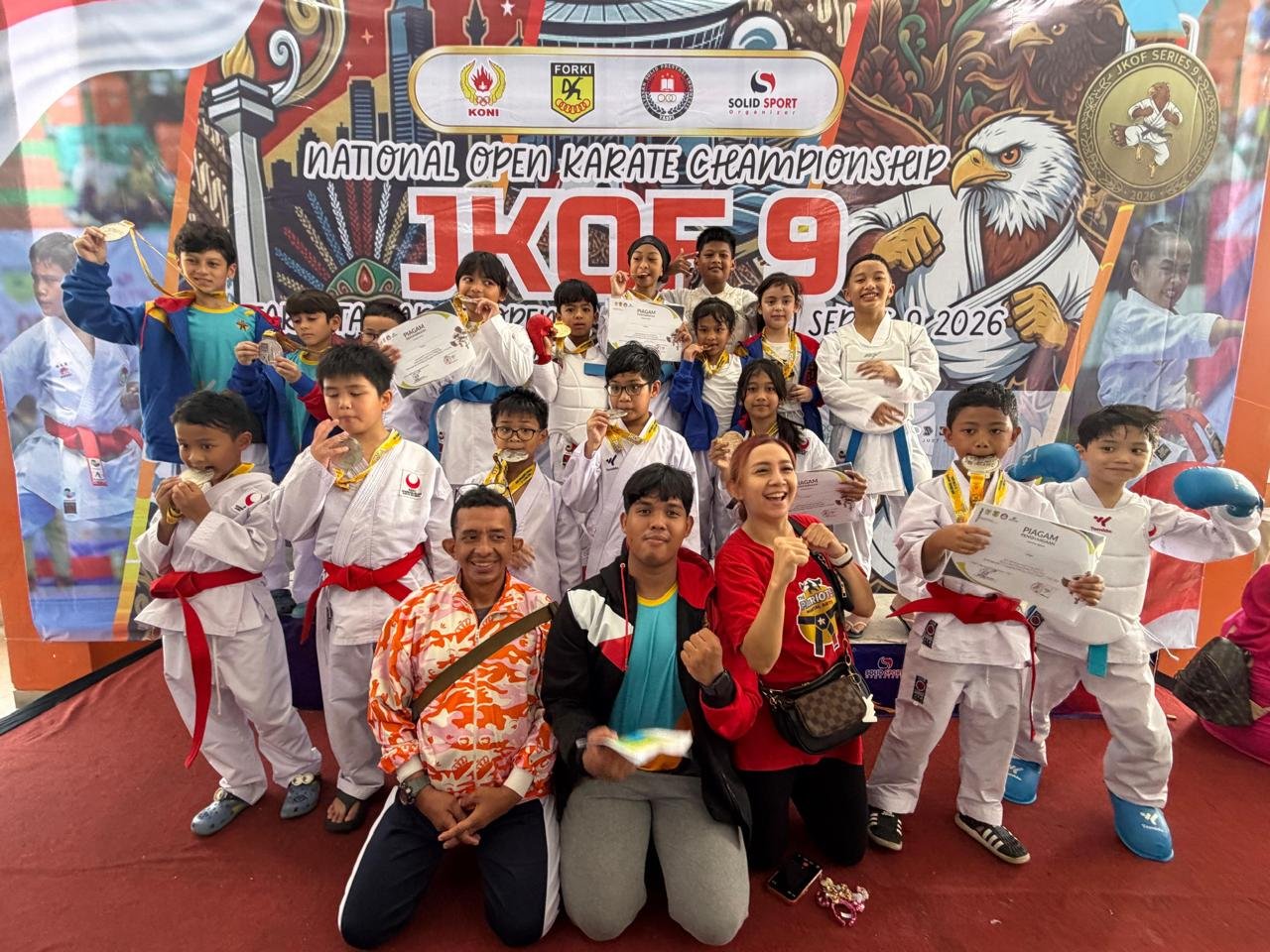 JKOF Series 9 2026: National Open Karate Championship Sukses Digelar, The Patriot Karate Terjunkan 17 Atlet